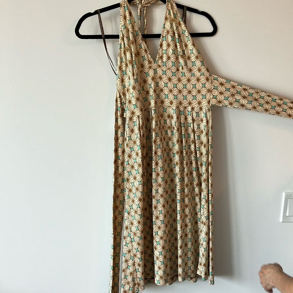 Diane Von Furstenberg silk halter dress